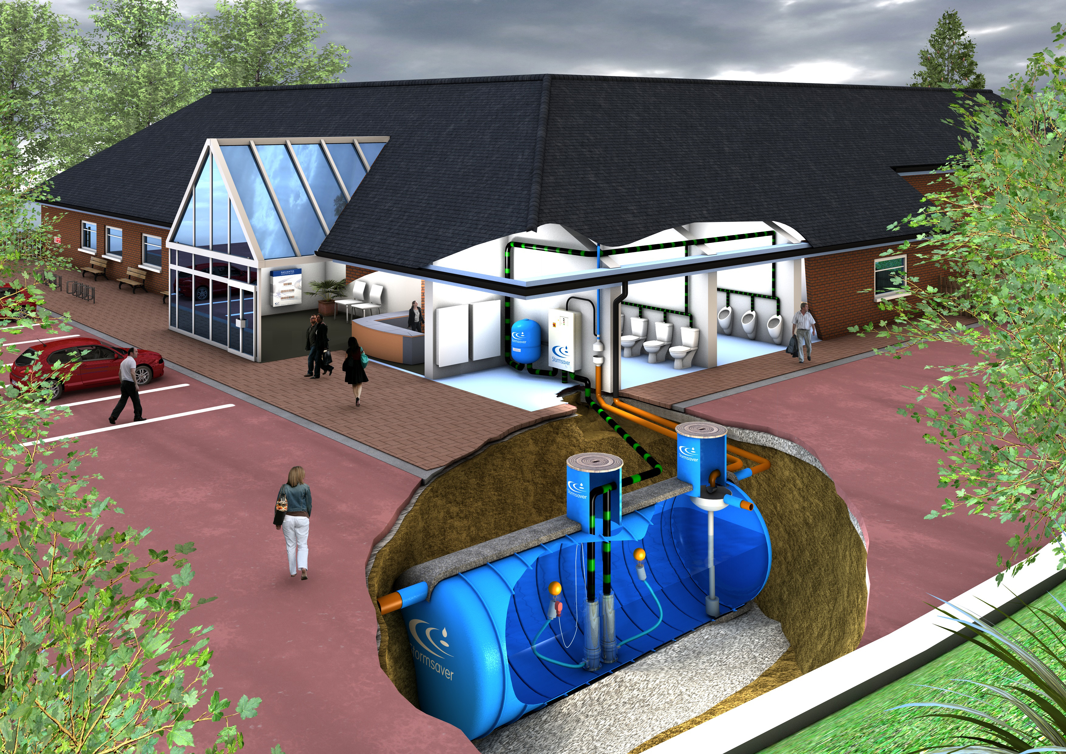 commercial rainwater harvesting